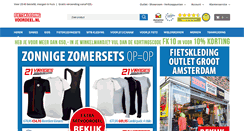 Desktop Screenshot of fietskledingvoordeel.nl